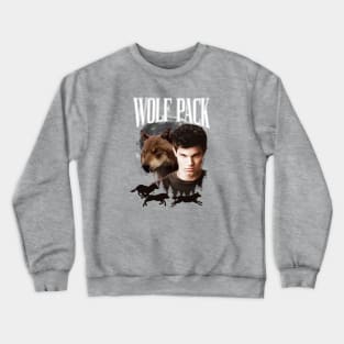 The Twilight Saga Jacob Wolf Pack Girls Muscle Crewneck Sweatshirt